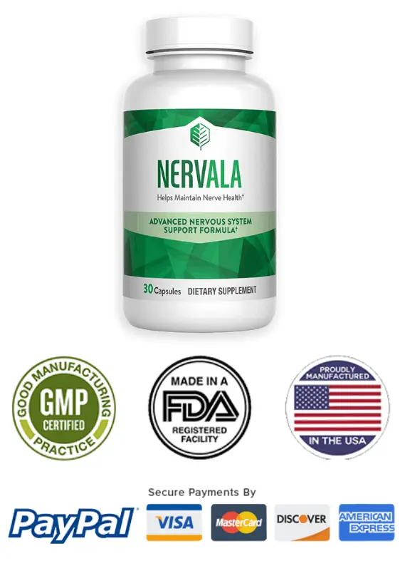 hero bottle image with payment cards and certifications